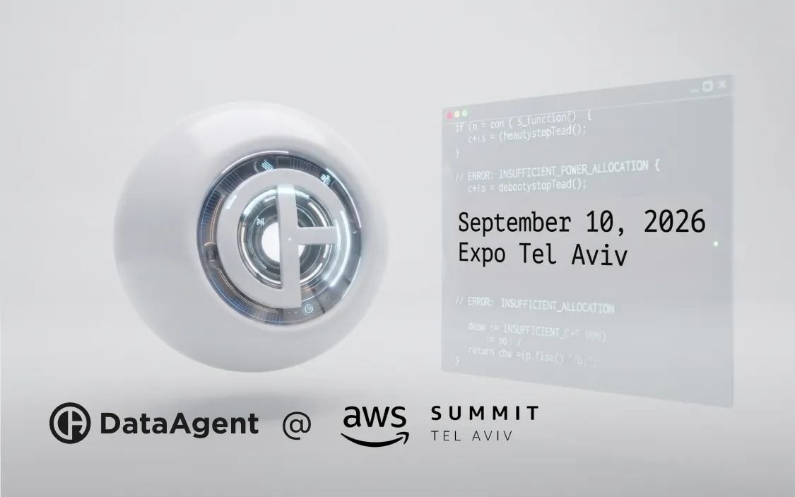 DataAgent at AWS Summit Tel-Aviv 2026